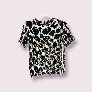 Top shop animal print‎ top